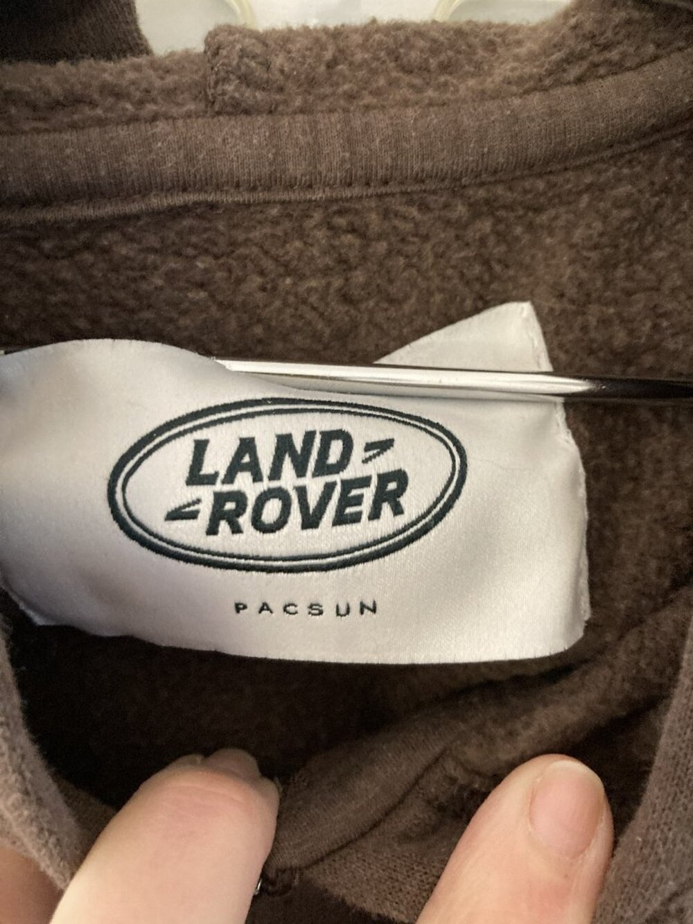 Land Rover Sweatshirt Zipper Hoodie from Pacsun Small